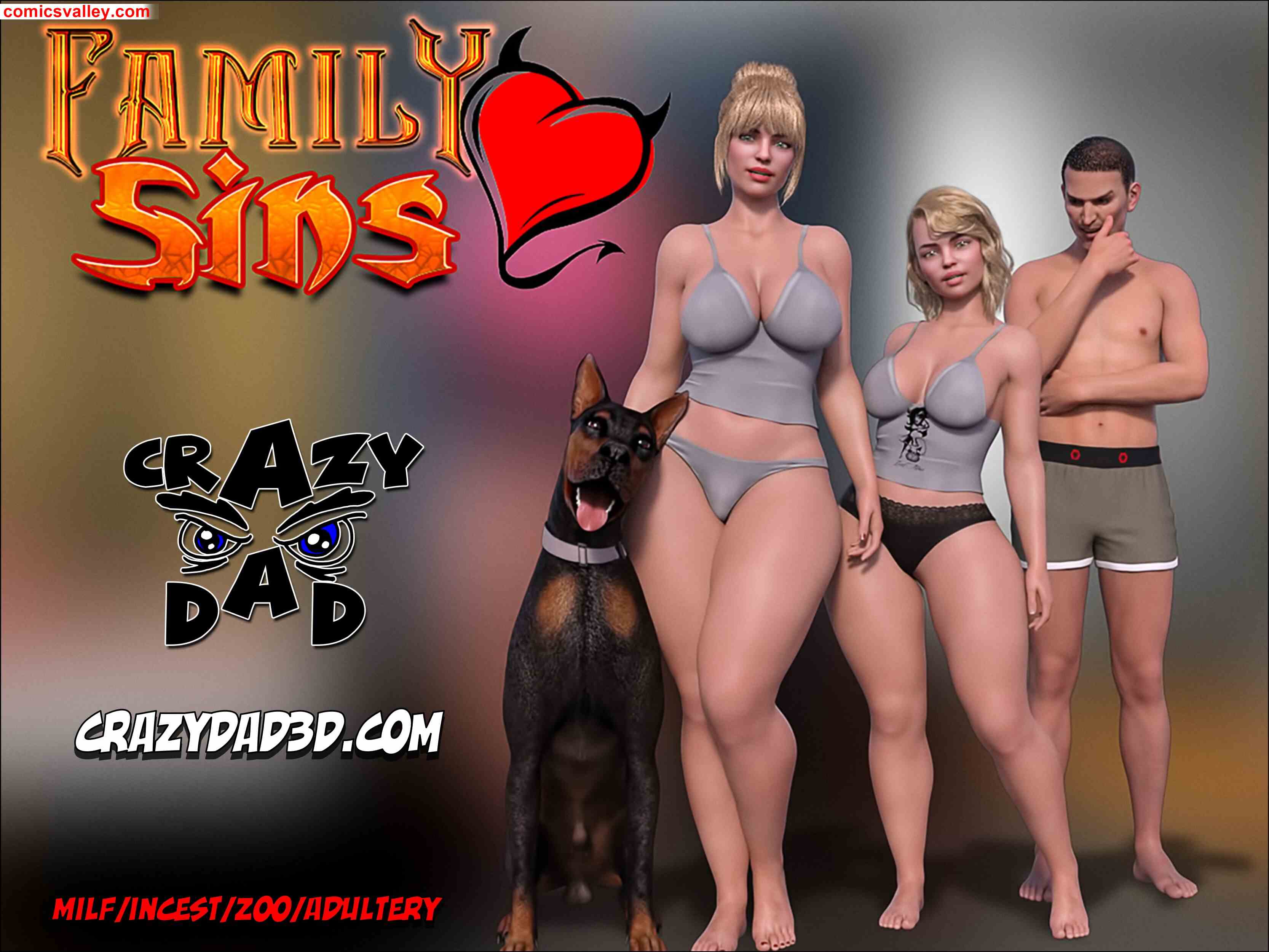 Crazy Dad 3D Family Sins cover