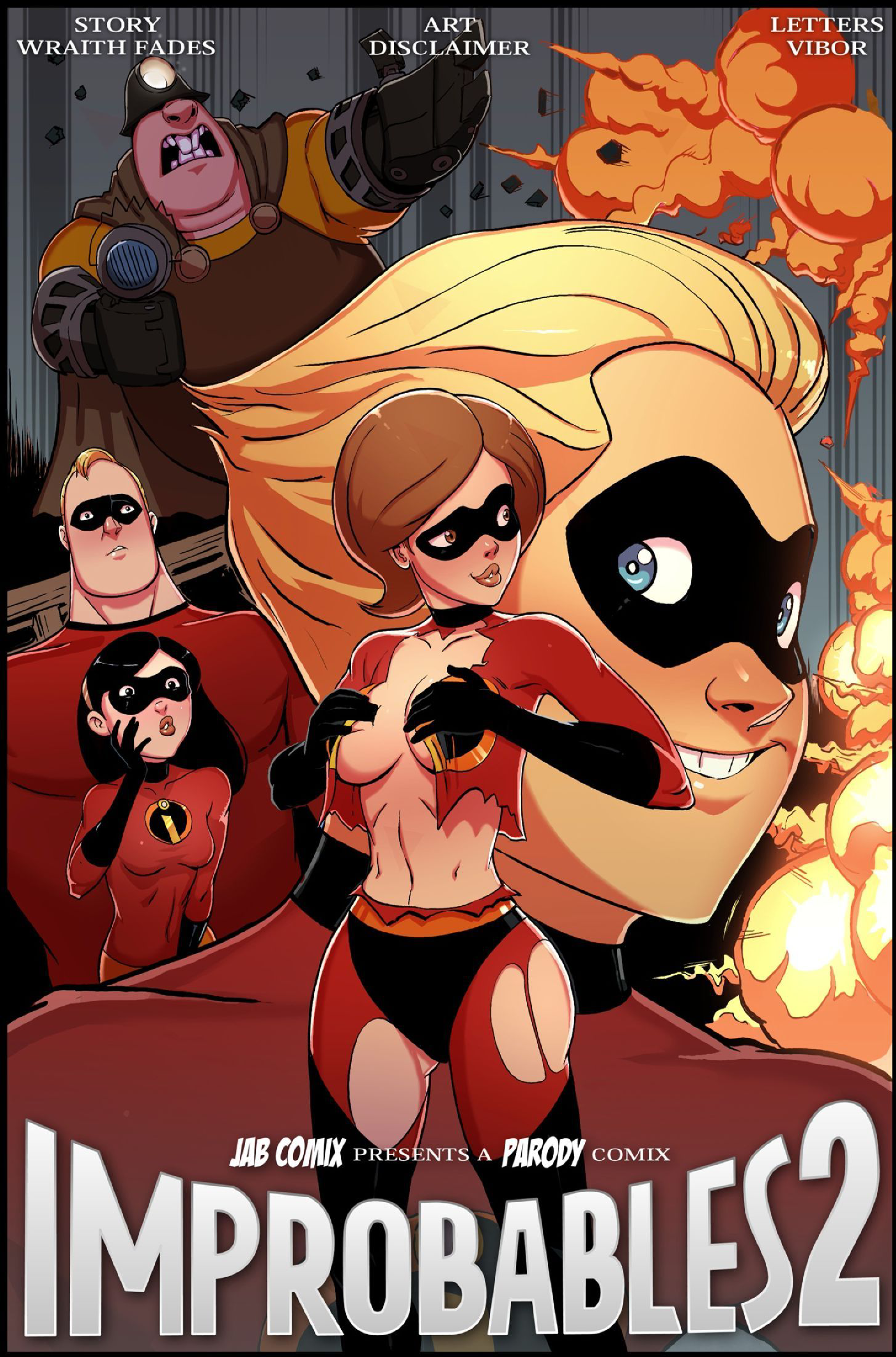 The Improbables (The Incredibles) [JABComix] - 2 - PDF Room cover