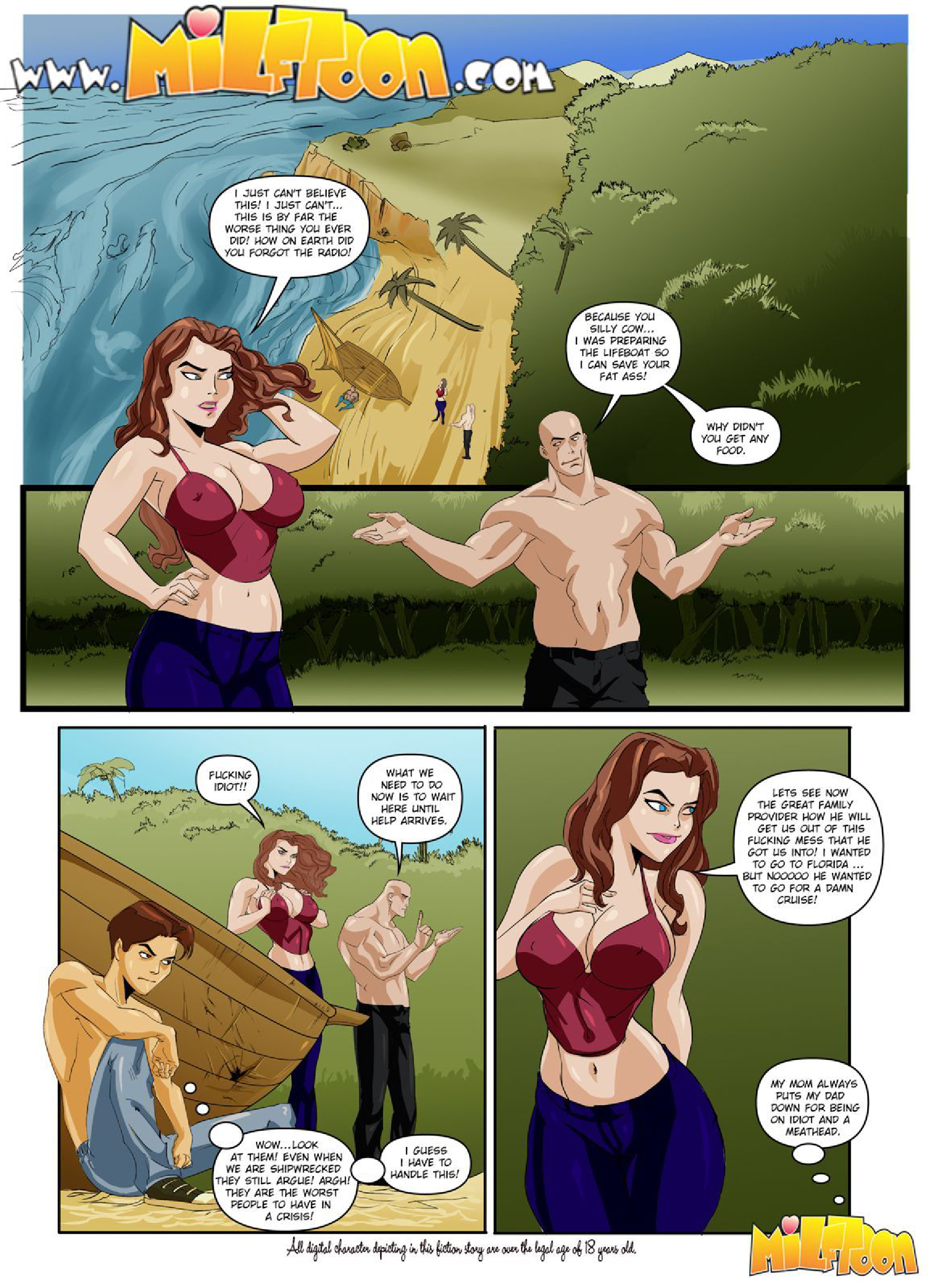 Stranded [MILFToon] - PDF Room cover