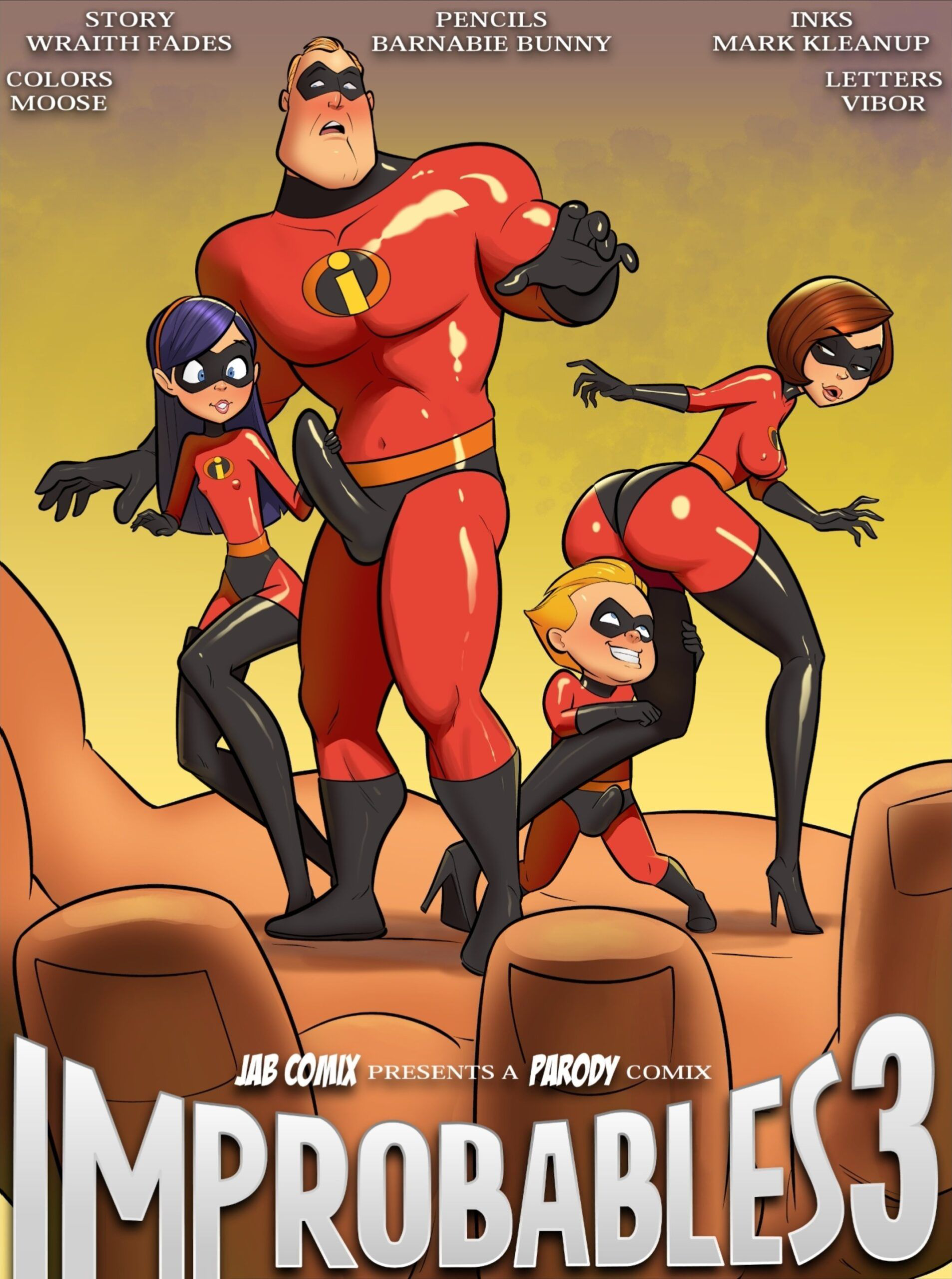 The Improbables (The Incredibles) [JABComix] - 3 - PDF Room cover