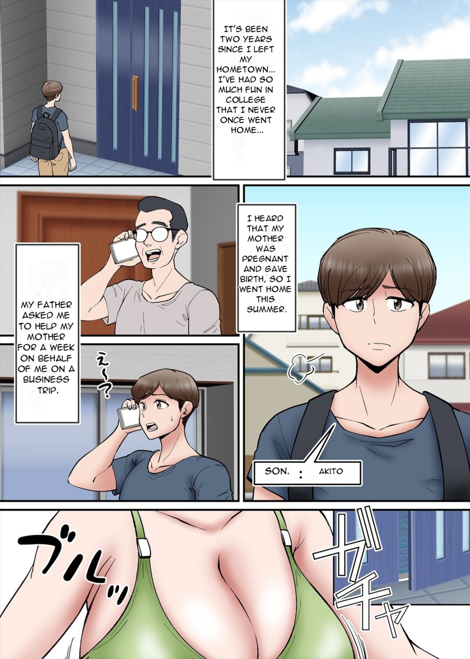 Nobishiro Haha no Sango Oppai ni Miserarete English DarklordMTLs cover