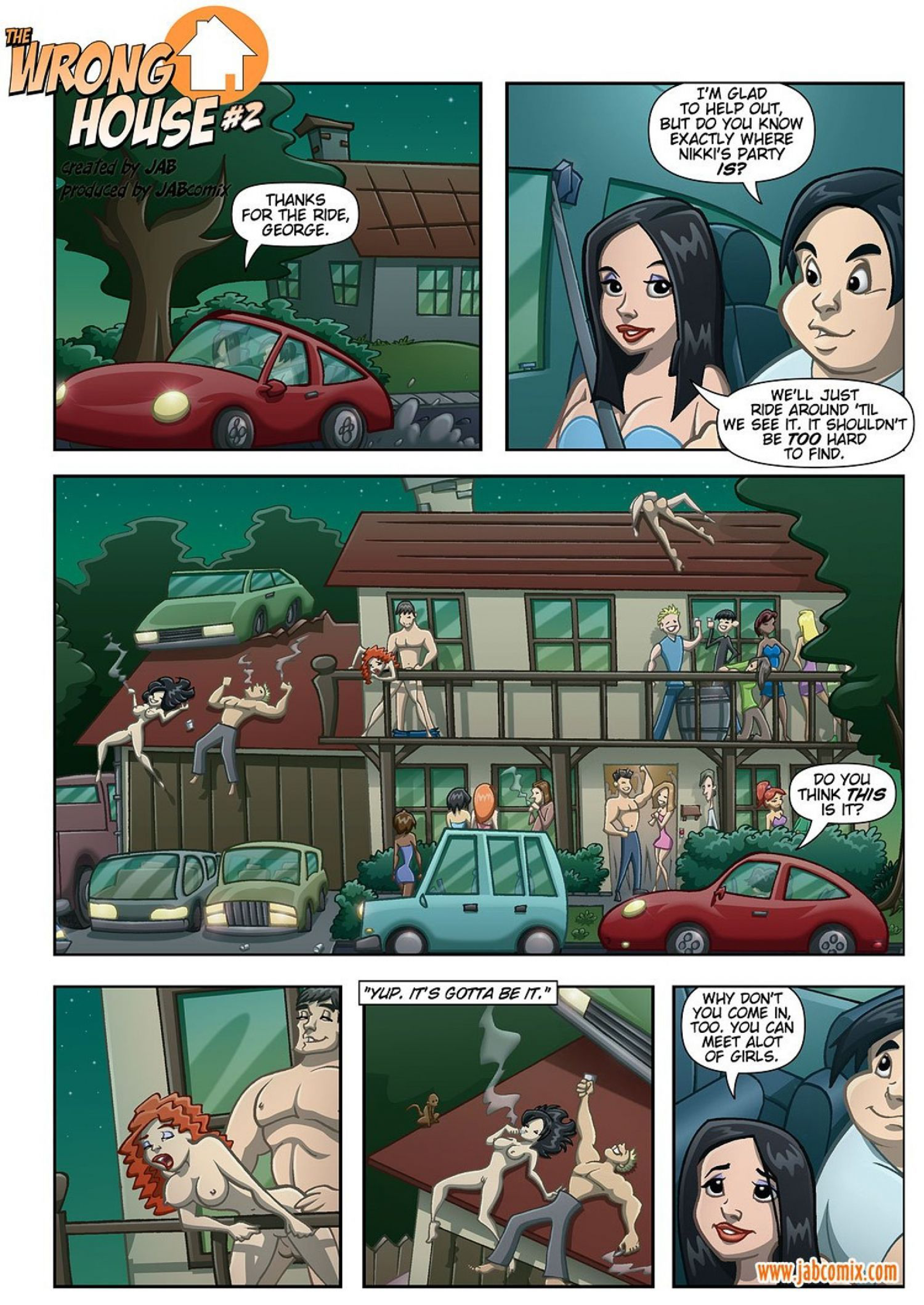 The Wrong House [JABComix] cover