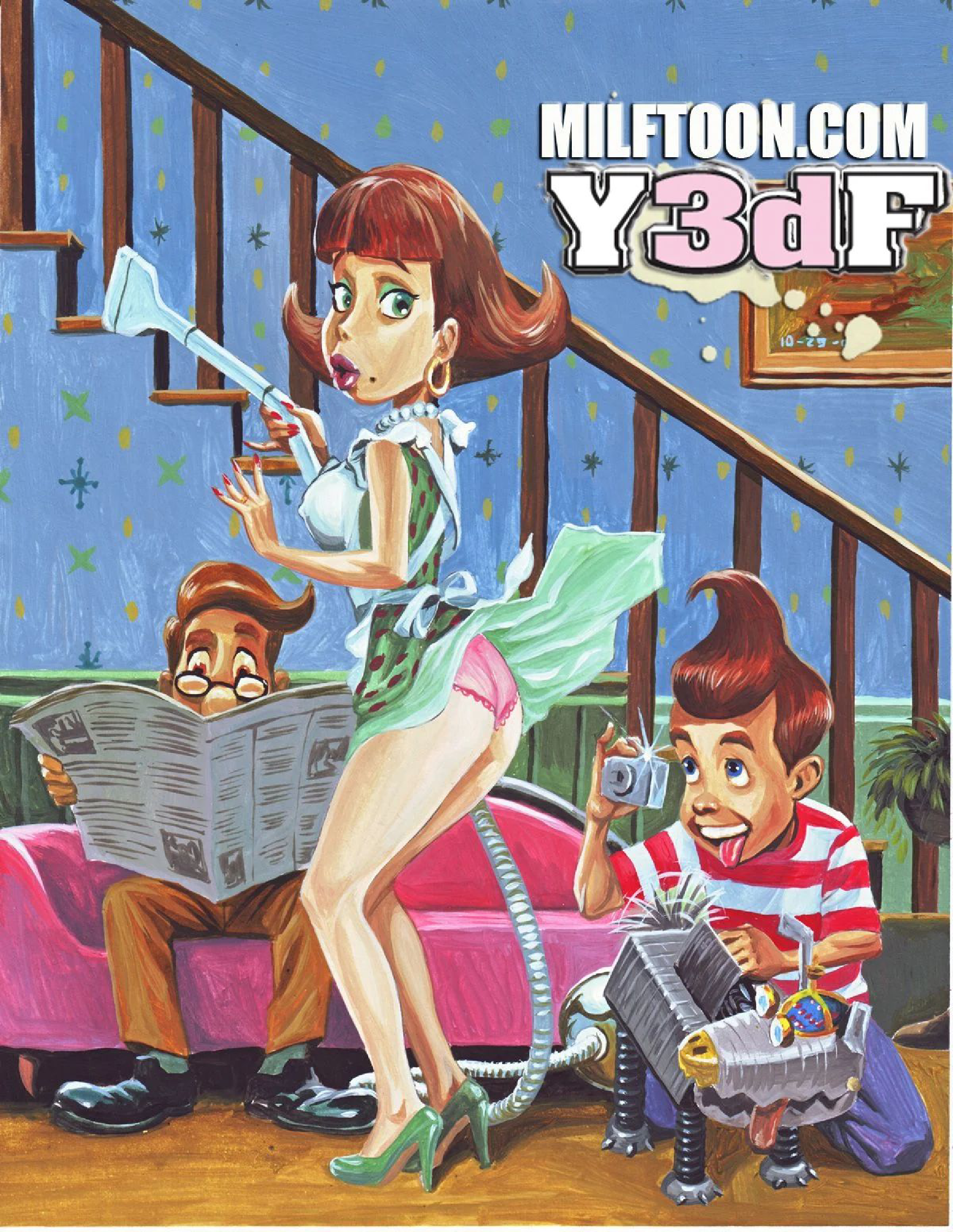 Jimmy Naitron The Adventures of Jimmy Neutron Boy Genius MILFToon cover