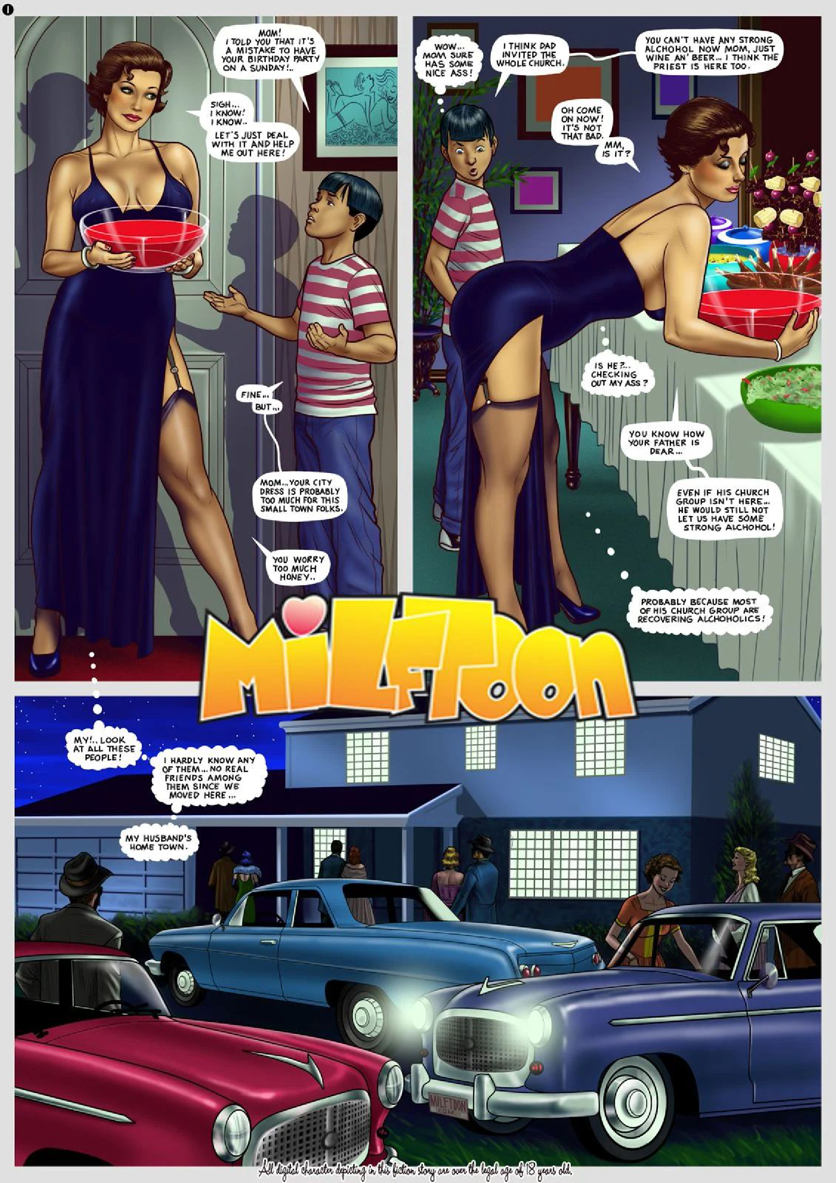 Enjoy The Party [MILFToon] - PDF Room cover