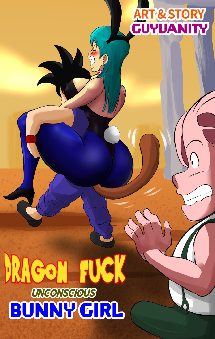 GuyVanity Dragon Fuck Unconscious Bunny Girl Dragon Ball cover