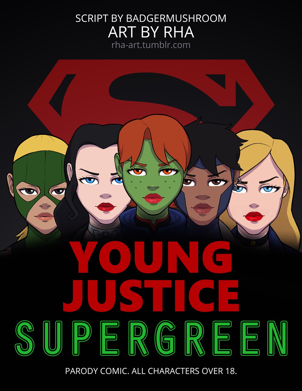 Rha - Young Justice Supergreen (Young Justice) cover