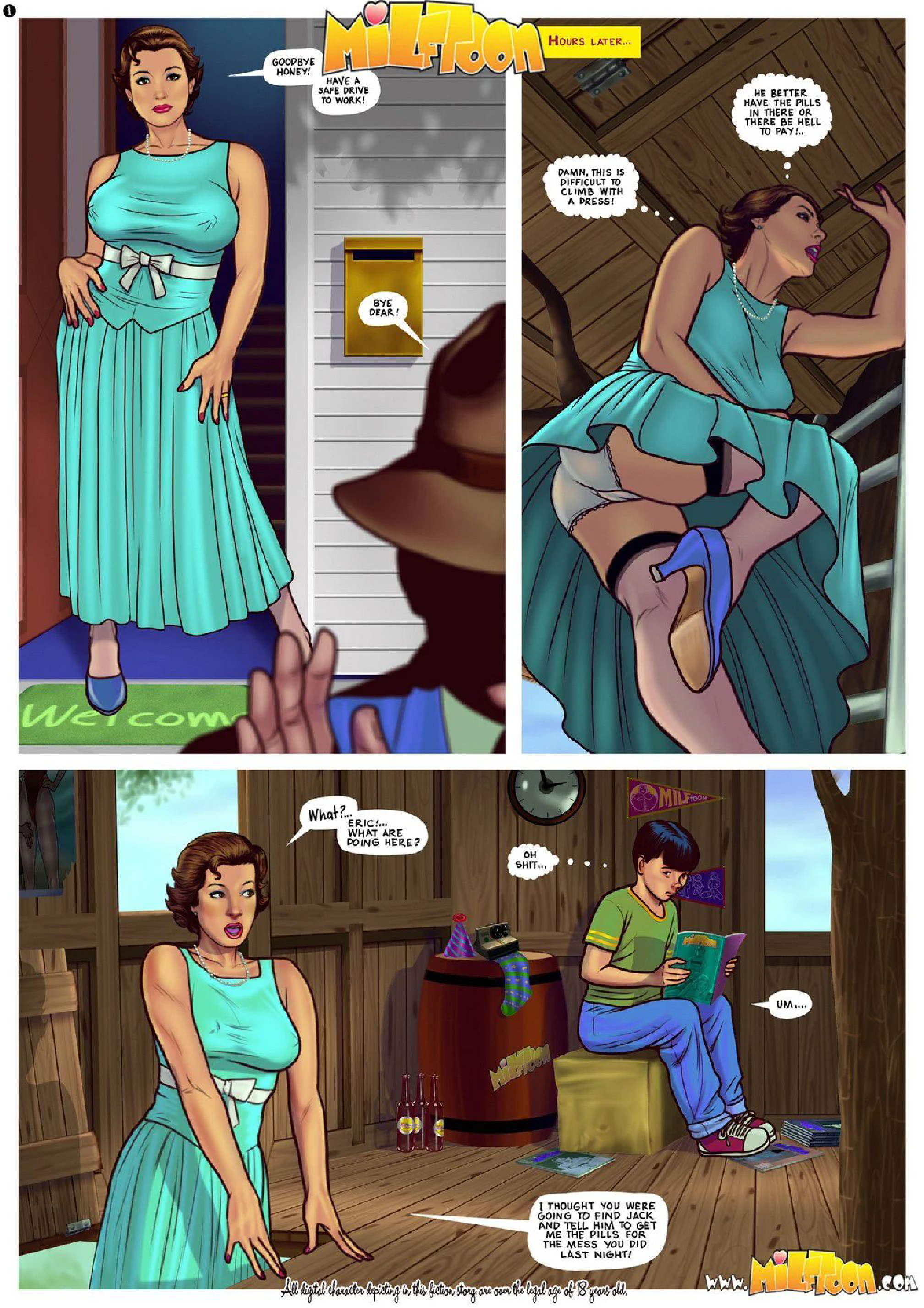 Enjoy The Party [MILFToon] - 3 - PDF Room cover